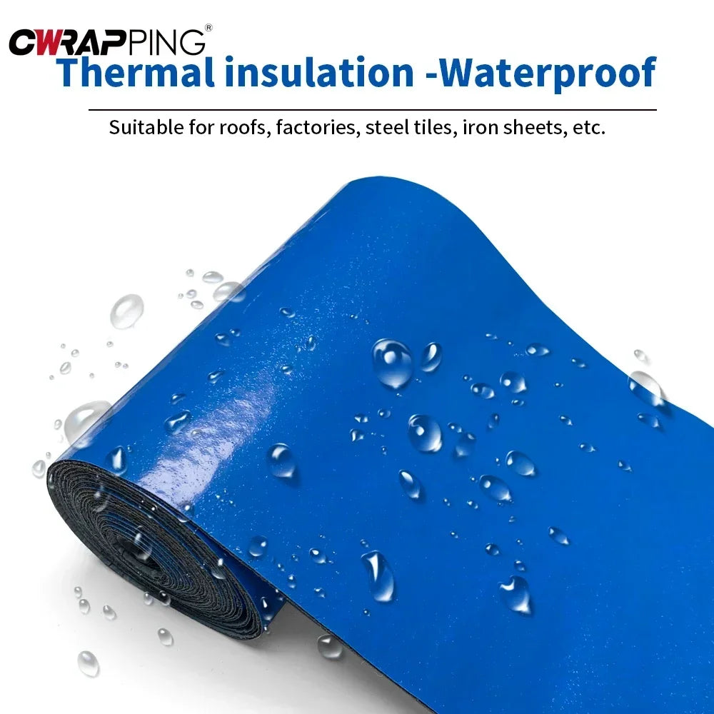 Waterproof Self Adhesive Tape Roof Leak Repair Viscous Sealing Crack Resistance Heat Insulation Renovate for Home